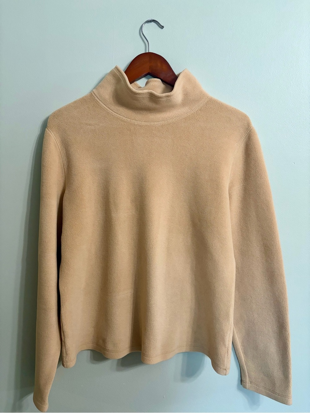LOFT Cream Turtleneck Pullover Sweater